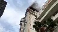آتش سوزی هتل صدف محمودآباد + فیلم