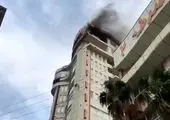 آتش سوزی وحشتناک در خیابان حافظ + فیلم