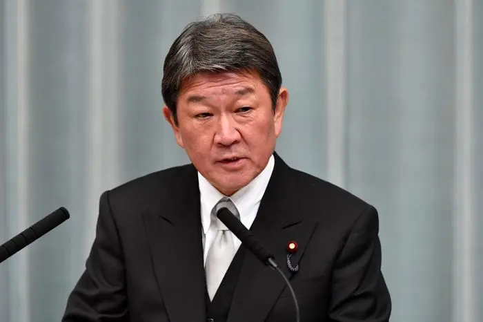 ورود وزیرخارجه ژاپن به ایران