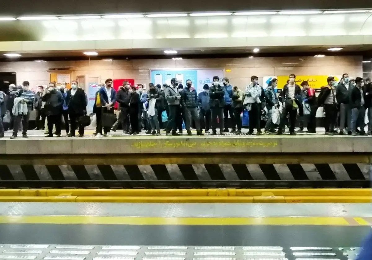 تکرار هرج و مرج در خط یک متروی تهران