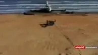 هواپیمای غول پیکر دریای خزر از گور برخاست/ فیلم 