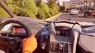 ببینید/ رانندگی هیجانی با خودروی عجیب در تهران