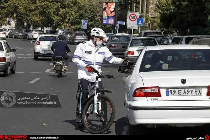 تصاویر/ راه اندازی پلیس دوچرخه سوار در تهران 