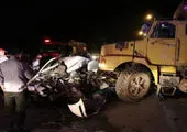 واژگونی وحشتناک کامیون در بزرگراه تهران