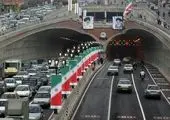 ترافیک سنگین در خیابان های تهران