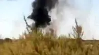  اولین فیلم از سقوط جنگنده اف ۱۴ در اصفهان