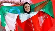 دختر باد ایران سهمیه المپیک گرفت