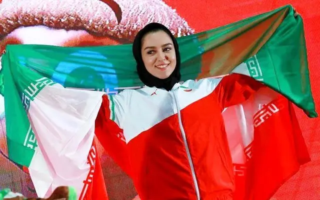 دختر باد ایران سهمیه المپیک گرفت