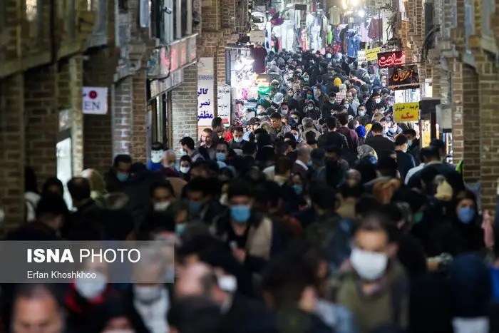 تصاویر/ رژه موج چهارم کرونا در بازار تهران