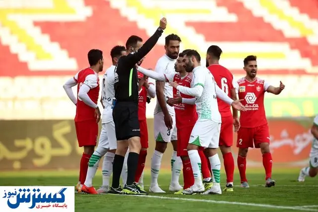 ابهامات حکم بازی پرسپولیس - ذوب آهن