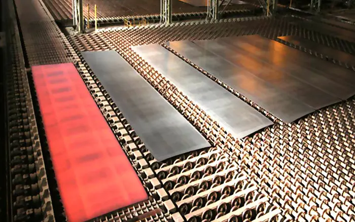 تولید ورق‌ های فولادی با نورد ترمومکانیکال 