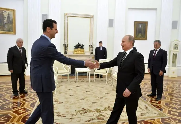 میزبانی غیرمنتظره پوتین از بشار اسد در روز تولد + عکس