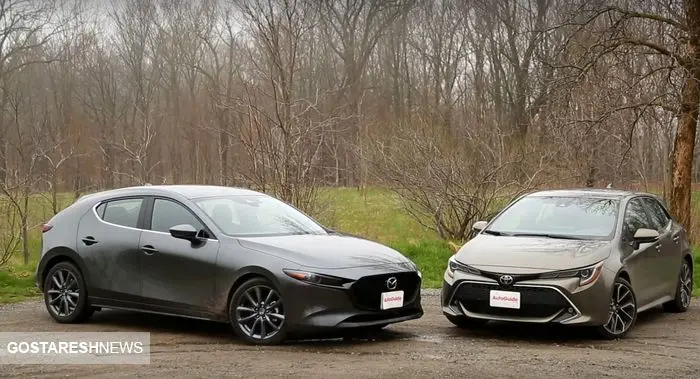 رقابت سخت دو خودروی ژاپنی / کرولا بهتر است یا مزدا۳؟