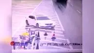 اقدام خطرناک یک راننده در بزرگراه کار دست راننده کامیون داد + فیلم