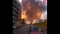 نزدیک ترین فیلم از انفجار بیروت 