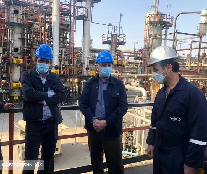 بازدید مدیر عامل شرکت نفت ایرانول از اورهال پالایشگاه روغن سازی تهران