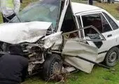 زدن شاهرگ راننده پراید به خاطر تصادف!
