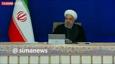 روحانی: دیوار بلند تحریم فرو می‌ریزد + فیلم