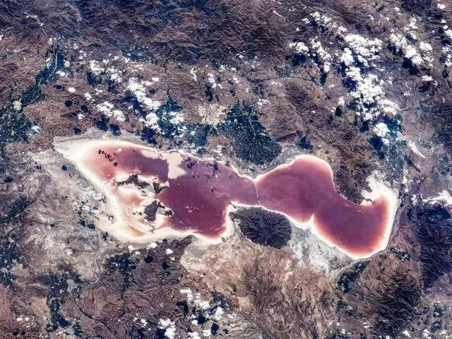 دریاچه ارومیه از نگاه دوربین فضانوردان چینی 