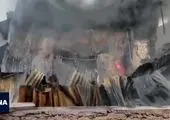 فوری | آتش سوزی در مرکز خرید اوپال + فیلم تخلیه مردم