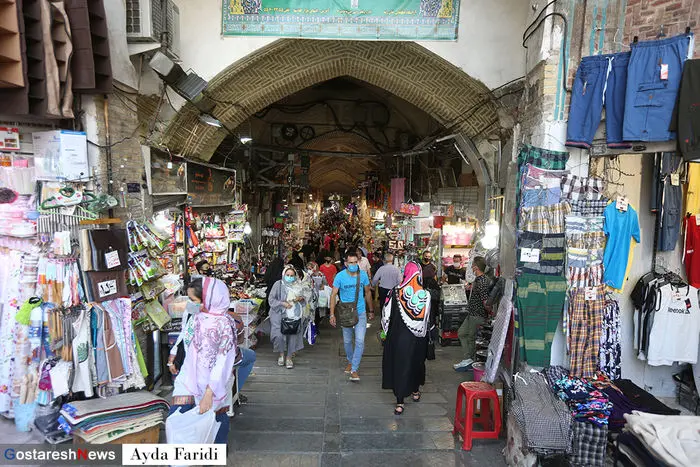 تصاویر/ دوستداران کرونا در بازار تهران