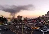جزئیاتی از حادثه آتش سوزی گسترده درغرب تهران + فیلم