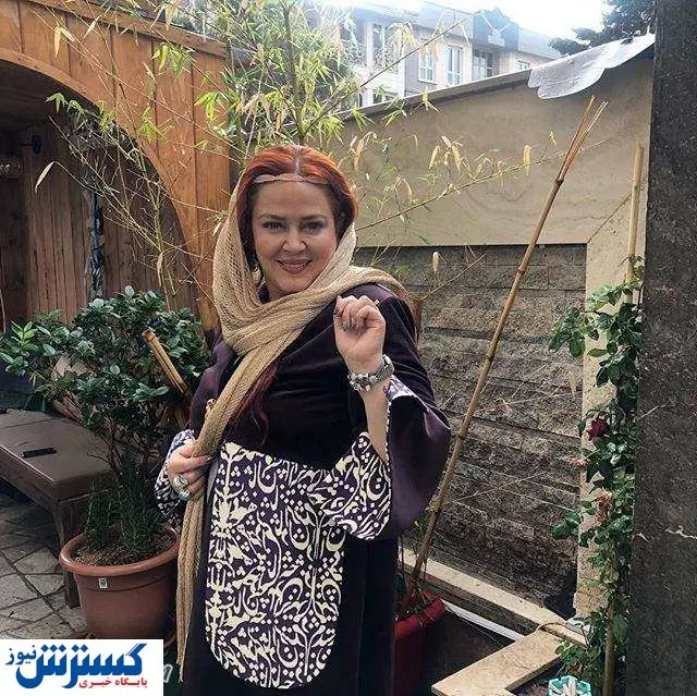 تصویر دیده نشده از بهاره رهنما در حیاط خلوت خانهاش