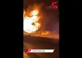 انفجار یک باب مغازه توزیع گاز در فیروزآباد +‌جزئیات