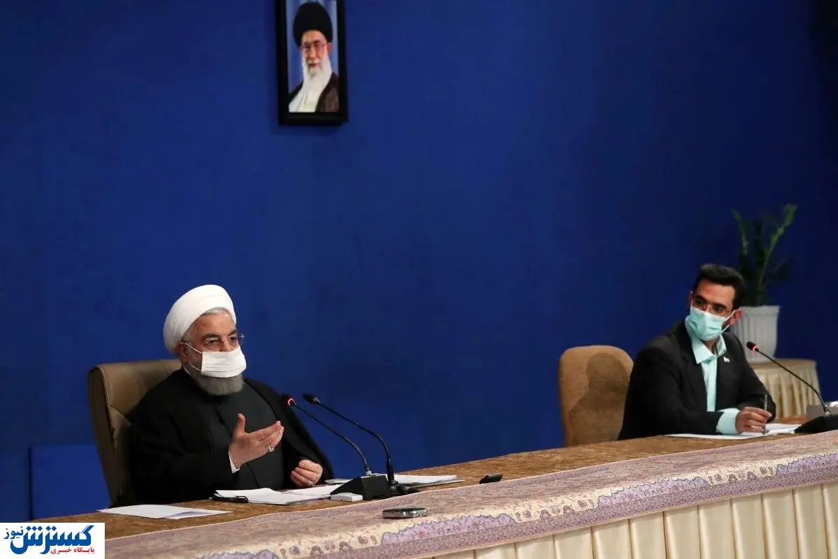 روحانی ماسکش را عوض کرد! + عکس