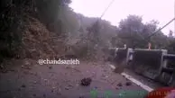 زلزله ویرانگر در تایوان / کوه بر سر موتورسواران فرو ریخت + فیلم