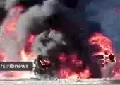 جزئیات حادثه انفجار یک دستگاه تانکر در سنندج