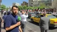 تجمع طرفداران در مقابل وزارتخانه | احمدی نژاد همه را غافلگیر کرد
