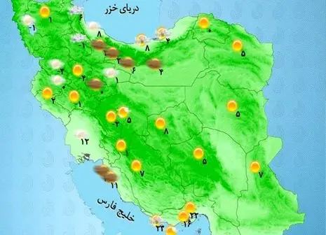 پیش بینی هوای فردا  | کاپشن ها را جمع کنیم؟