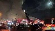 آتش‌ سوزی در بازار مصلی مشهد + جزئیات