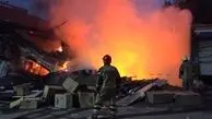 آوار شدن یک ساختمان ۲ طبقه در جنوب تهران/ ساکنان نجات یافتند+تصاویر و فیلم