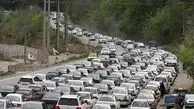 ترافیک سنگین در محور قزوین به تهران
