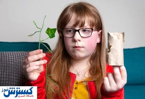 این دختر بچه از تخت تا لباس را می خورد!+عکس
