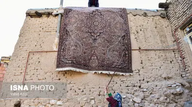 تصویر/ رسم کهن «خانه تکانی» در خراسان شمالی 