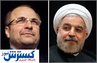 قالیباف برای دومین بار به جای روحانی قانون ابلاغ کرد