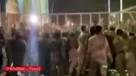 حمله عراقی ها به مرز شلمچه برای ورود به ایران! +‌ فیلم