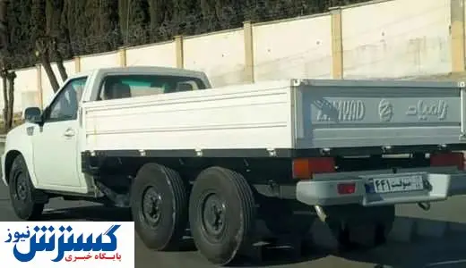 سایپا خودروی ۶ چرخ ساخت + عکس