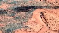 تصویری شگفت انگیز از دهانه های روی مریخ