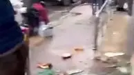 حمله زلزله زدگان به فروشگاه ها! + فیلم