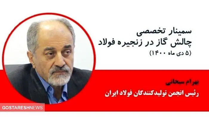 سبحانی: محدودیت در مصرف گاز تولید فولاد را متوقف می کند