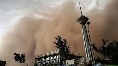 هشدار ؛ طوفان گرد و خاک در راه تهران