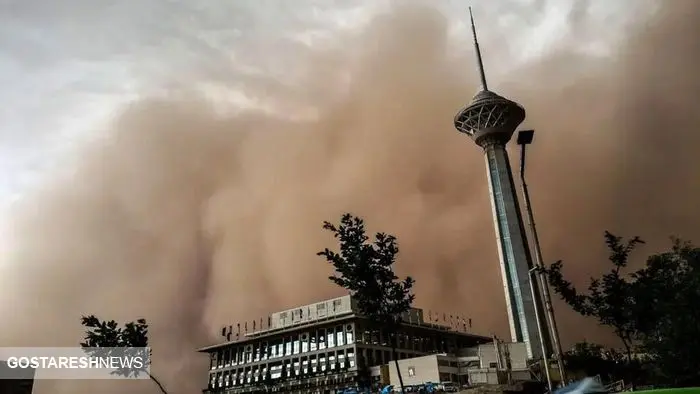  هشدار ؛ طوفان گرد و خاک در راه تهران 