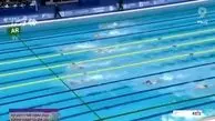 مدال طلا و برنز شنای آزاد بر گردن ملی پوشان 