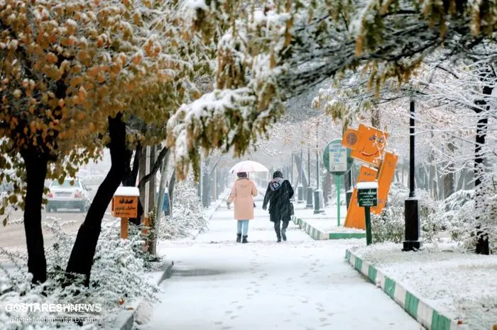 تصاویر/ سفیدپوشی برخی مناطق ایران