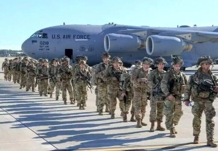 گروه نظامیان آمریکا وارد افغانستان شدند