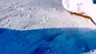 فیلمی از یخ زدن دریای‌خزر